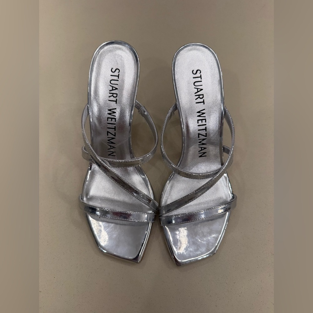 Stuart Weitzman Strapeze 85 Slides NWT - image 8